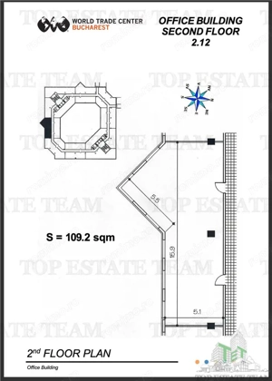 Spatiu de Birouri de 101 mp in Zona Piata Presei Libere - World Trade Center Bucuresti - imagine 4