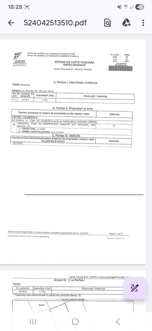 teren intravilan  pret de  criza