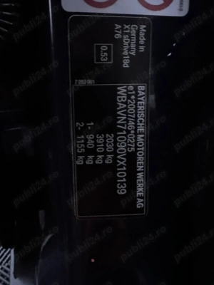 Bmw x1 , 2.0d , euro 5 , clima , navi , garantie 12 luni , rate avans 0 - imagine 11