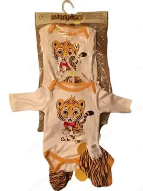 Compleu bebe cu body,pantaloni 