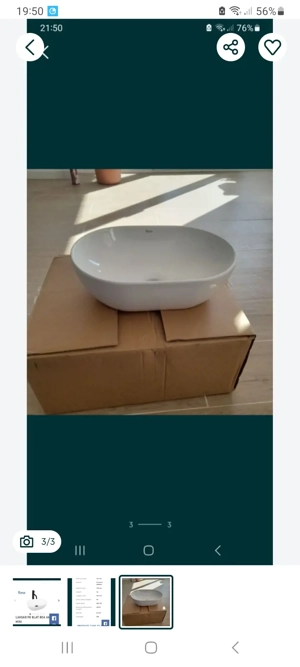 Vand lavoar nou in citir