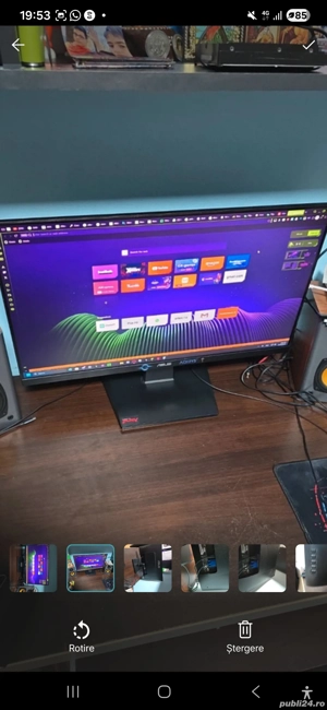 Monitor led ips ASUS Eye Care VA27EHE, 27", Full HD, 75 Hz, FreeSync, negru - imagine 4