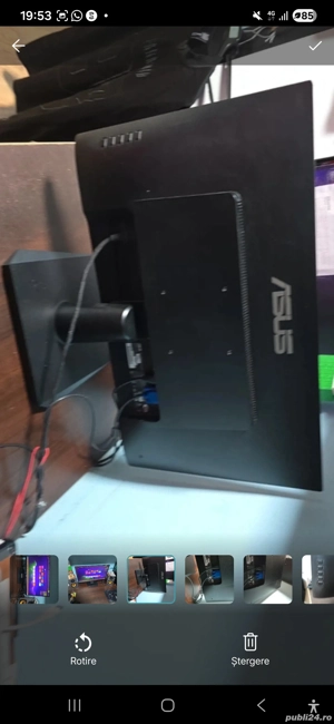 Monitor led ips ASUS Eye Care VA27EHE, 27", Full HD, 75 Hz, FreeSync, negru - imagine 2