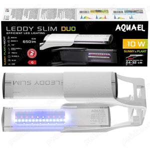 Lampa LED pt acvarii, Aquael, Leddy Slim Duo, 10W, 20-30cm garantie