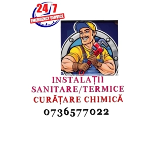 Instalator Instalatii sanitare,centrale termice,curatare chimica sisteme incalzire