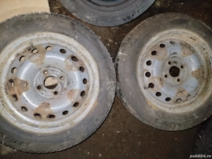 vand 2 jante cu cauciucuri de iarna - imagine 3