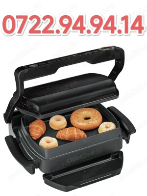 Gratar electric TEFAL OptiGrill+ Snacking&Baking GC714834, 2000W, 6 programe automate, negru - imagine 4