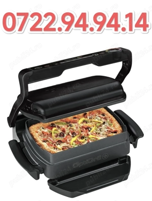 Gratar electric TEFAL OptiGrill+ Snacking&Baking GC714834, 2000W, 6 programe automate, negru - imagine 5