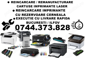 Reincarcare cartuse imprimanta Bucuresti Ilfov   Toner & CISS 