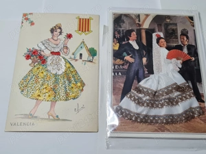 Felicitare veche brodată + felicitare textilă