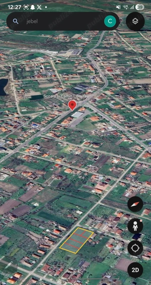 Vand teren intravilan Jebel 5 parcele, intre 500-740mp bucata