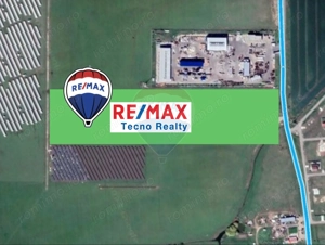 Teren 5,9 ha intravilan front stradal 150 m la 8km de Arad