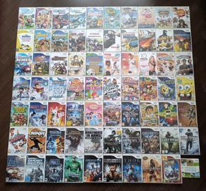 Wii Sports My Sims Call of Duty Disney Thor Medal of Honor SpongeBob X-Men Wolverine Ghost Recon