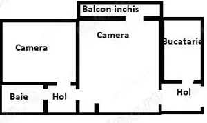 Apartament cu 2 camere, etaj intermediar, conf 1, zona Girocului - imagine 6