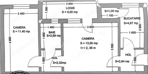 Apartament 2 camere Complexul Studentesc etaj 4 - imagine 9