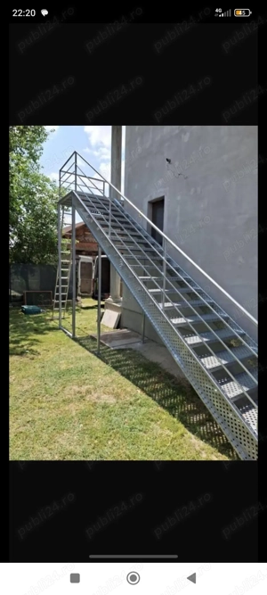 Vând scări zincate