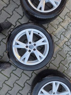 Jante Audi B9  R17 echipate cu anvelope vara 225  / 50 / R17 - imagine 2