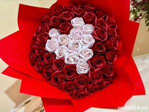 trandafiri din sapun 