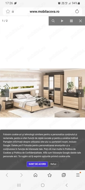 Vând dormitor nou sigilat