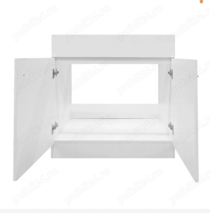 Masca pentru chiuveta bucatarie, nouă alba, 80 x 50 x 80 cm. 