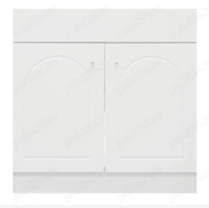 Masca pentru chiuveta bucatarie, nouă alba, 80 x 50 x 80 cm. 