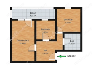 Apartament renovat cu 2 camere decomandate si balcon zona Rahovei - imagine 6