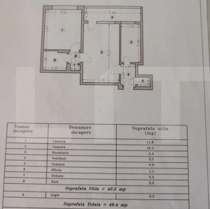Apartament 2 camere, 48 mp –  Crângași aproape de metrou și facilități - imagine 14