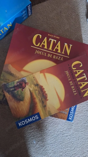 Joc Catan - Jocul de baza + 5-6 Jucatori + EXTENSII