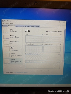 Lenovo i7, 32GbRam, Video dedicat Nvidia Quadro 2Gb, SSD256GB Samsung - imagine 4