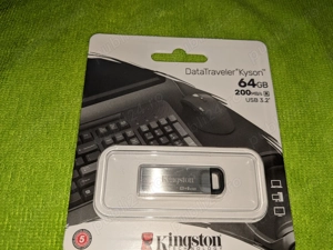 Memorie USB Kingston DataTraveler Kyson, 64GB, USB 3.2 Type-A Metalic - imagine 2