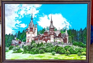 Picturâ pe pînzâ "Castelul Peles"