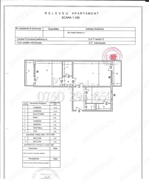 Proprietar vand apartament 2 camere 64mp 2 balcoane an 1989 clasa B etaj 4 Baicului zona Ghica Plaza - imagine 10