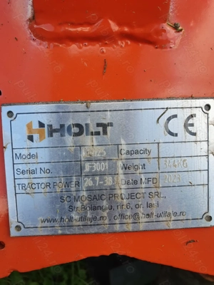 Cositoare rotativa Holt după tractor