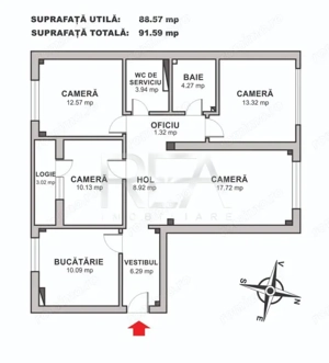Apartament 4 camere Basarabia – 91 mp, reabilitat 2025, etaj 10 - imagine 11