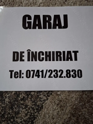 Două garaje de inchiriat