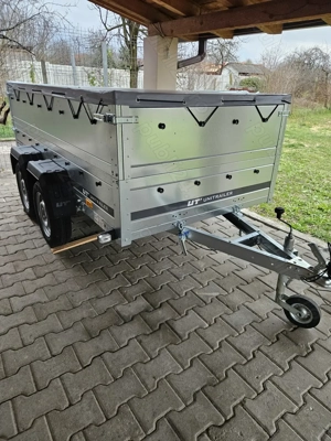 Remorca unitrailer 750 kg cu prelata axa dubla