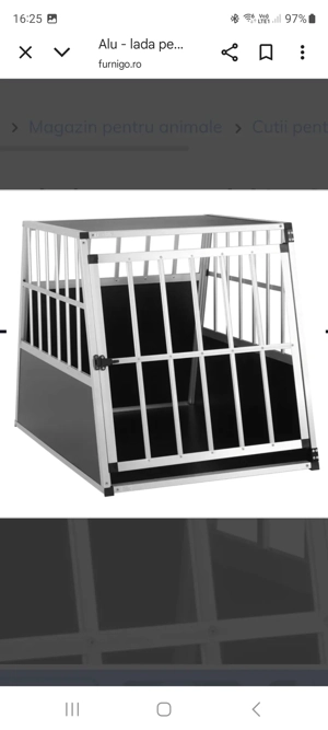 cușcă transport câine 