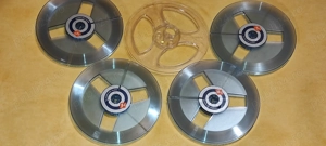 5 role plastic pt. magnetofon de 18 cm GOALE  -  AGFA + usa  