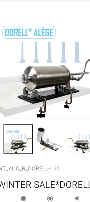 Mașina de umplut cârnați 