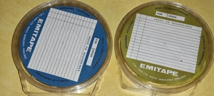 2 role cu banda pt. magnetofon + carcase emitape diametrul la rola 10 cm  - imagine 3