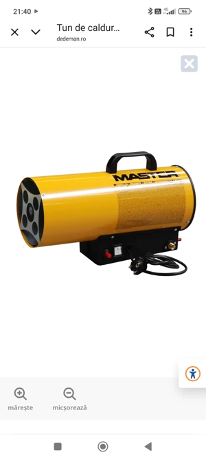 Tun de caldura pe gaz