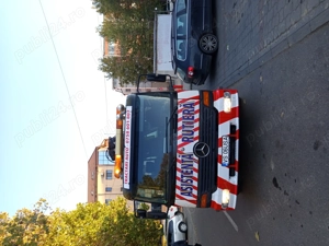 Platforma hidraulica Mercedes atego cu macara ,platou hidraulic, furculița  - imagine 2