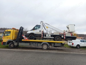 Platforma hidraulica Mercedes atego cu macara ,platou hidraulic, furculița  - imagine 7