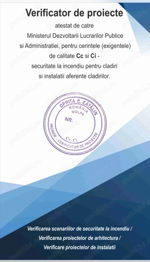 Verificator proiecte securitate la incendiu Cc Ci
