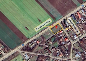 Teren 1400 MP cu 2 fronturi stradale la Soseaua Principala Sat Florica Călărași