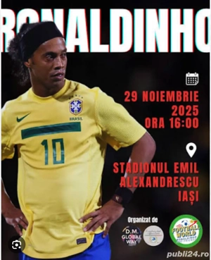 Bilete meci Ronaldinho & friends Iași 29 noiembrie Tribuna A