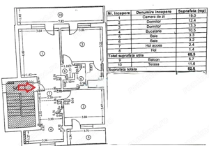 Ap. 3 cam. de închiriat + parcare – 2 balcoane, 2 băi – Citadella Garden✅ - imagine 17