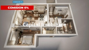 Comision 0%! Apartament cu 3 camere, 63mp utili!!!