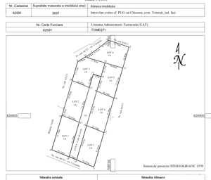Teren intravilan 500 mp   Tomești, Chicerea   utilități, parcelat - imagine 2