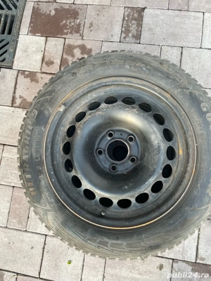 4 jante cu cauciucuri 205/60R16 Audi - imagine 4